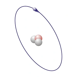 Deuterium Atomic Model Print