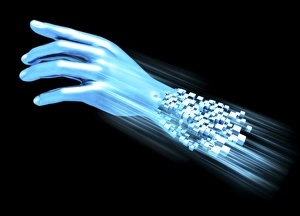 Futuristic Digital Art Prints: Digital future, artwork