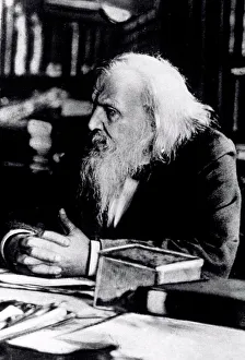 Periodic Table History Prints: Dmitry Ivanovich Mendeleyev