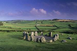Historical Rock Formations Prints: Drombeg stone circle