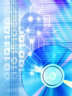 Data Storage Device Prints: DVD media