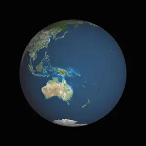 Earth From Space Prints: Earth