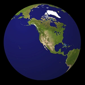 Satellite Image Of Earth Prints: Earth