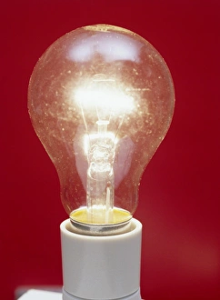 Energy Efficient Lighting Solutions Prints: Electric light bulb