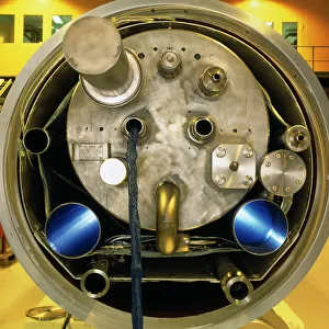 End of magnet for Large Hadron Collider End of magnet for Large Hadron Collider