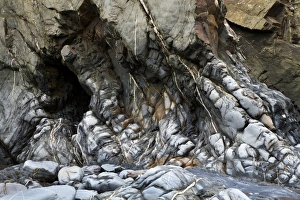 Framed Print : Eroded Devonian Slate Print Framed Print : Eroded Devonian Slate Print