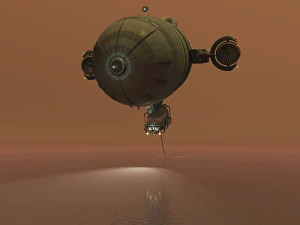 Titan Surface Exploration Print