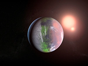 Cosmology Images Prints: Extrasolar planet, artwork