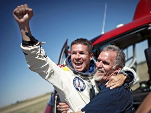 Framed Print : Felix Baumgartner Jump Print Framed Print : Felix Baumgartner Jump Print