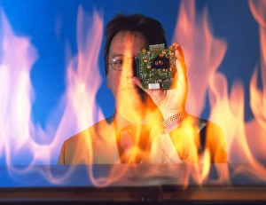 Fire detector researcher Fire detector researcher