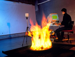 Fire Research Print: Controlled Fire Study