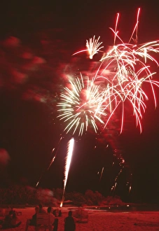 Guy Fawkes Night Images Prints: Fireworks display