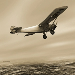 First solo transatlantic flight, 1927 First solo transatlantic flight, 1927