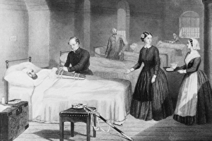 Florence Nightingale in a military hospital Florence Nightingale in a military hospital