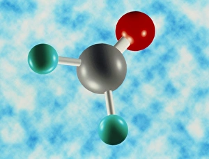 Formaldehyde molecule Formaldehyde molecule
