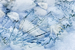 Cold Climate Photography Prints: Freezing river