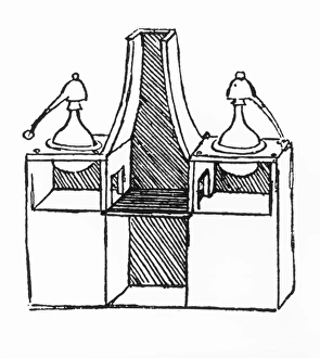 Furnace designed by Leonardo da Vinci in the 16thC Furnace designed by Leonardo da Vinci in the 16thC