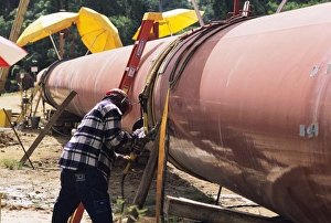 Construction Equipment Operator Prints: Gas line construction