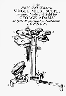 George Adams New Universal Single Microscope George Adams New Universal Single Microscope