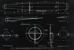 German WWII ramjet engine blueprint German WWII ramjet engine blueprint