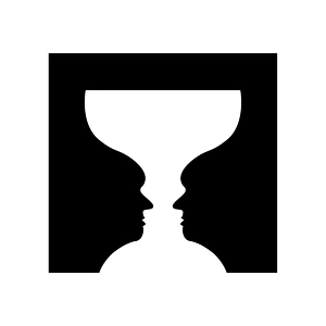 Goblet illusion Print