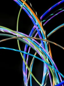 Graphics And Pattern Prints: Electrical Wires Print