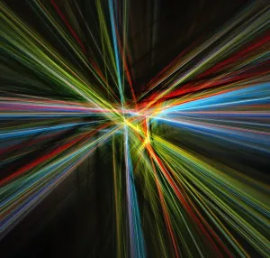 Abstract Computer Graphics Prints: Lights