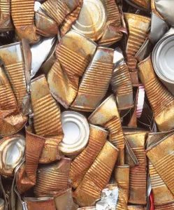 Graphics And Pattern Prints: Flattened Cans Print