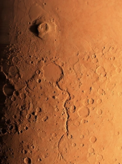 Gusev crater and river, Mars Gusev crater and river, Mars