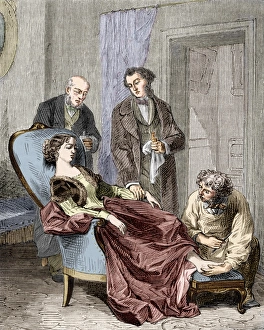 Images Dated 26th January 2014: Hannah Greener and Chloroform Print, 1848