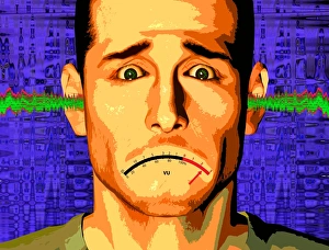 Images Dated 2nd August 2012: Hearing Damage Print