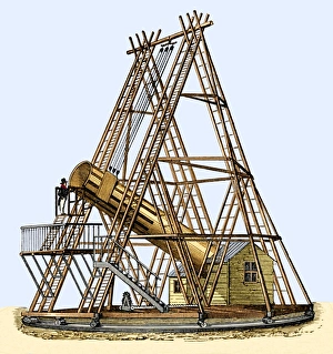Herschels Great Telescope, 18th century Herschels Great Telescope, 18th century