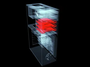 Computer Artwork Prints: Home computer, computer artwork