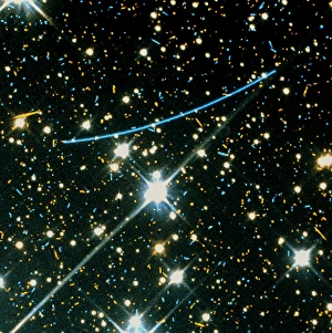 Hubble space telescope image of an asteroid Hubble space telescope image of an asteroid