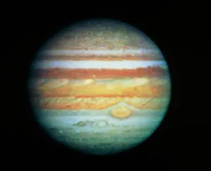 Image of Jupiter taken with the Hubble Telescope Image of Jupiter taken with the Hubble Telescope