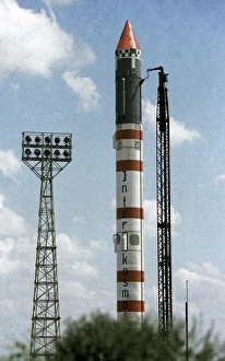 Framed Print : Tsyklon Rocket with Intercosmos 11 Satellite on Launchpad Print Framed Print : Tsyklon Rocket with Intercosmos 11 Satellite on Launchpad Print