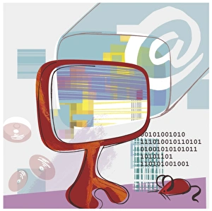 Internet use, conceptual artwork Internet use, conceptual artwork