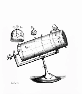 Isaac Newtons design for a reflecting telescope Isaac Newtons design for a reflecting telescope