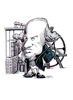 James Watt, caricature C015 / 6706 available as Framed Prints, Photos, Wall Art and Photo Gifts #9214179 James Watt, caricature C015 / 6706 available as Framed Prints, Photos, Wall Art and Photo Gifts #9214179