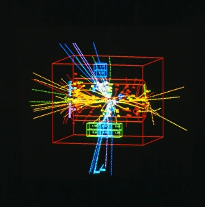 Jets of particles from matter/antimatter collision Jets of particles from matter/antimatter collision