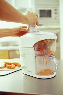 Images Dated 2003: Juicing Carrots Print