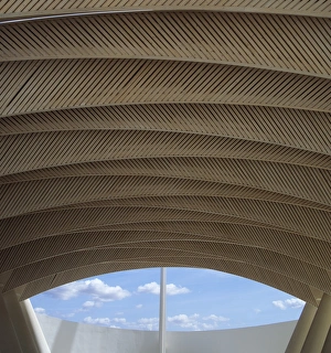 Santiago Calatrava Buildings Prints: Kuwait Pavilion
