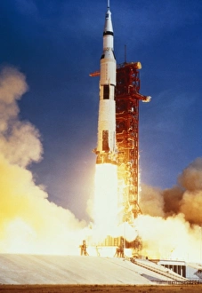 Manned Spaceflight History Prints: Launch of Apollo 11