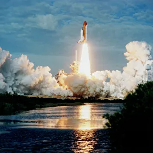 Launch of Shuttle Columbia, Mission STS-73 Launch of Shuttle Columbia, Mission STS-73