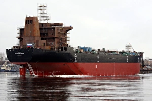 Maritime Industry Prints: Launching a tanker