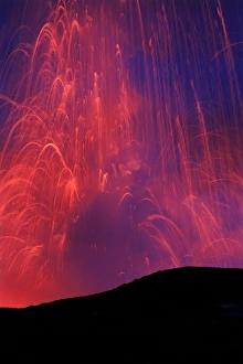 Kilauea Volcano Eruption Prints: Lava explosion