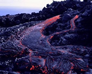 Pahoehoe Lava Flow Print
