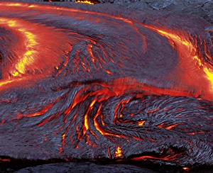 Pahoehoe Lava Flow Print, Hawaii