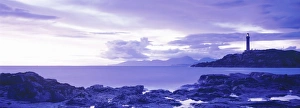 Scotland Coastal Scenery Prints: Lighthouse at dusk