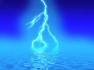 Lightning Strike Print